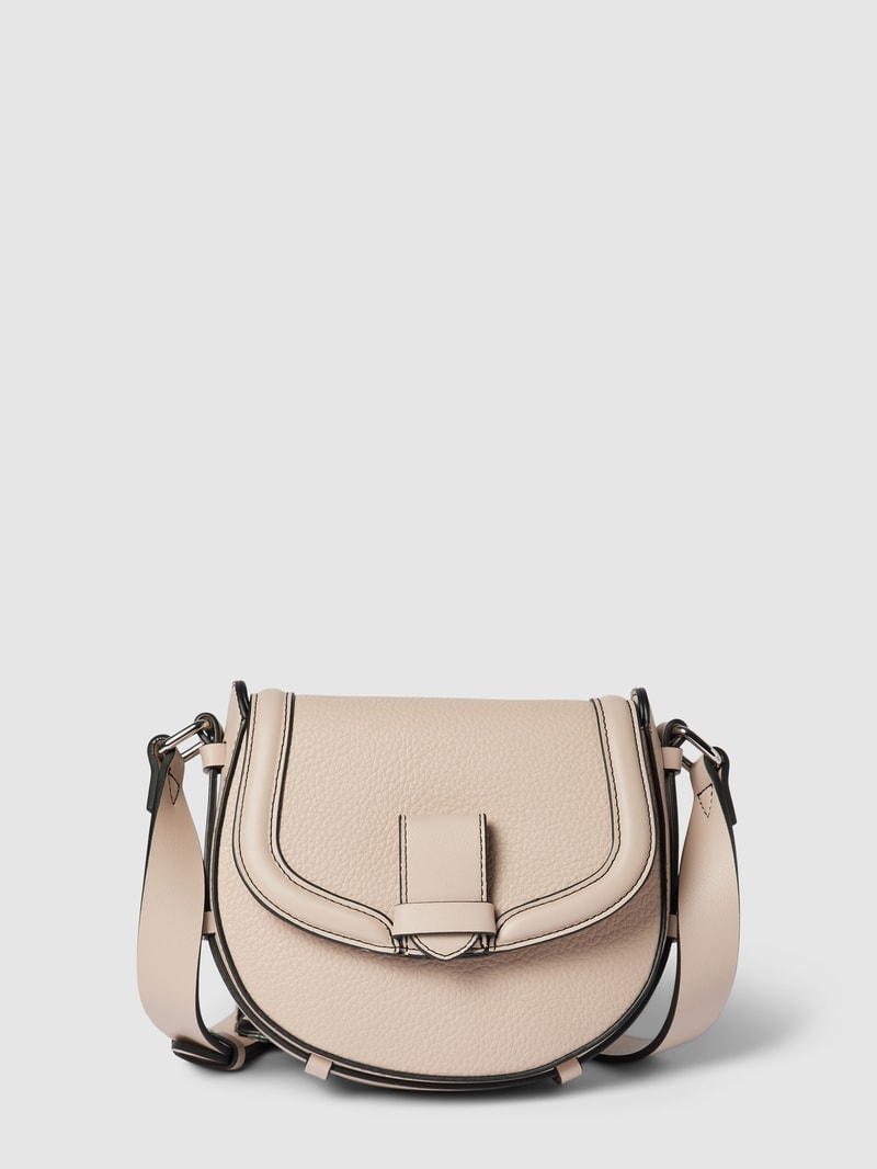 Handtasche mit Strukturmuster Modell 'Ollie' in ecru