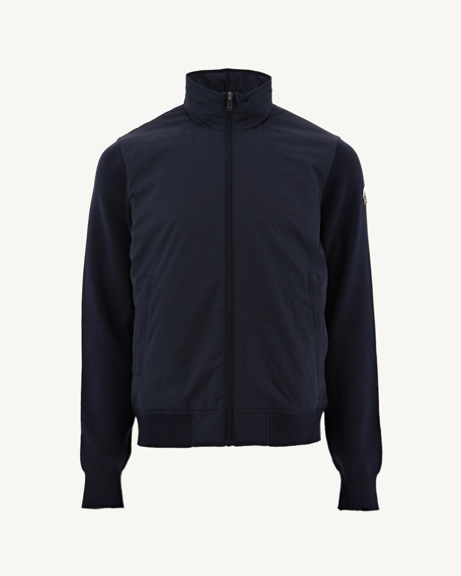 Veste à capuche bi-matière Marine Bardenas