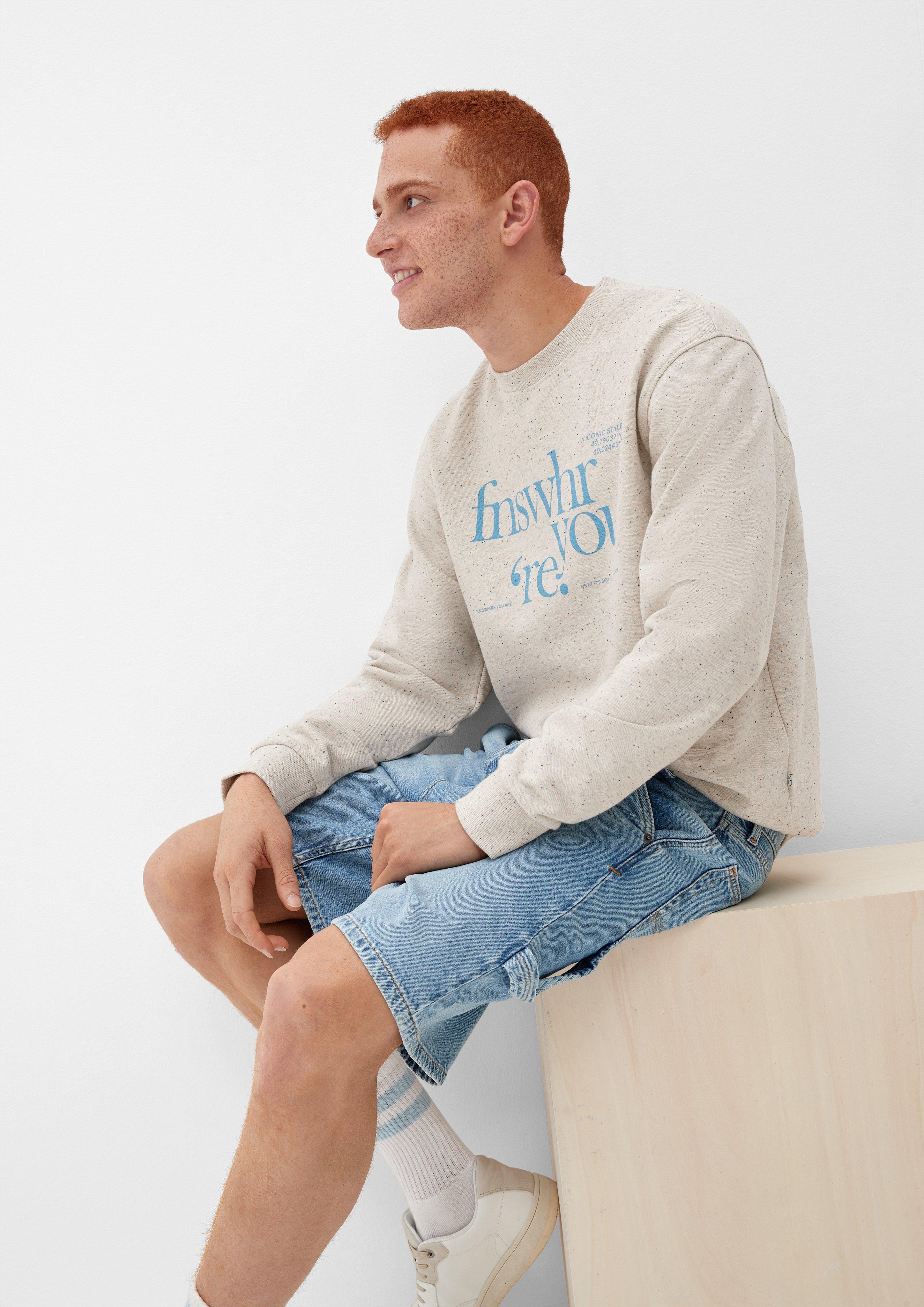 Sweatshirt mit Frontprint  2127555-80W0