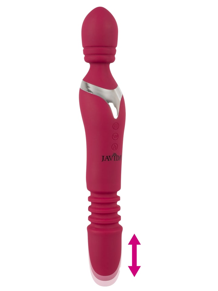 Javida Massagestab Warming & Thrusting Vibe in rot günstig kaufen onesize
