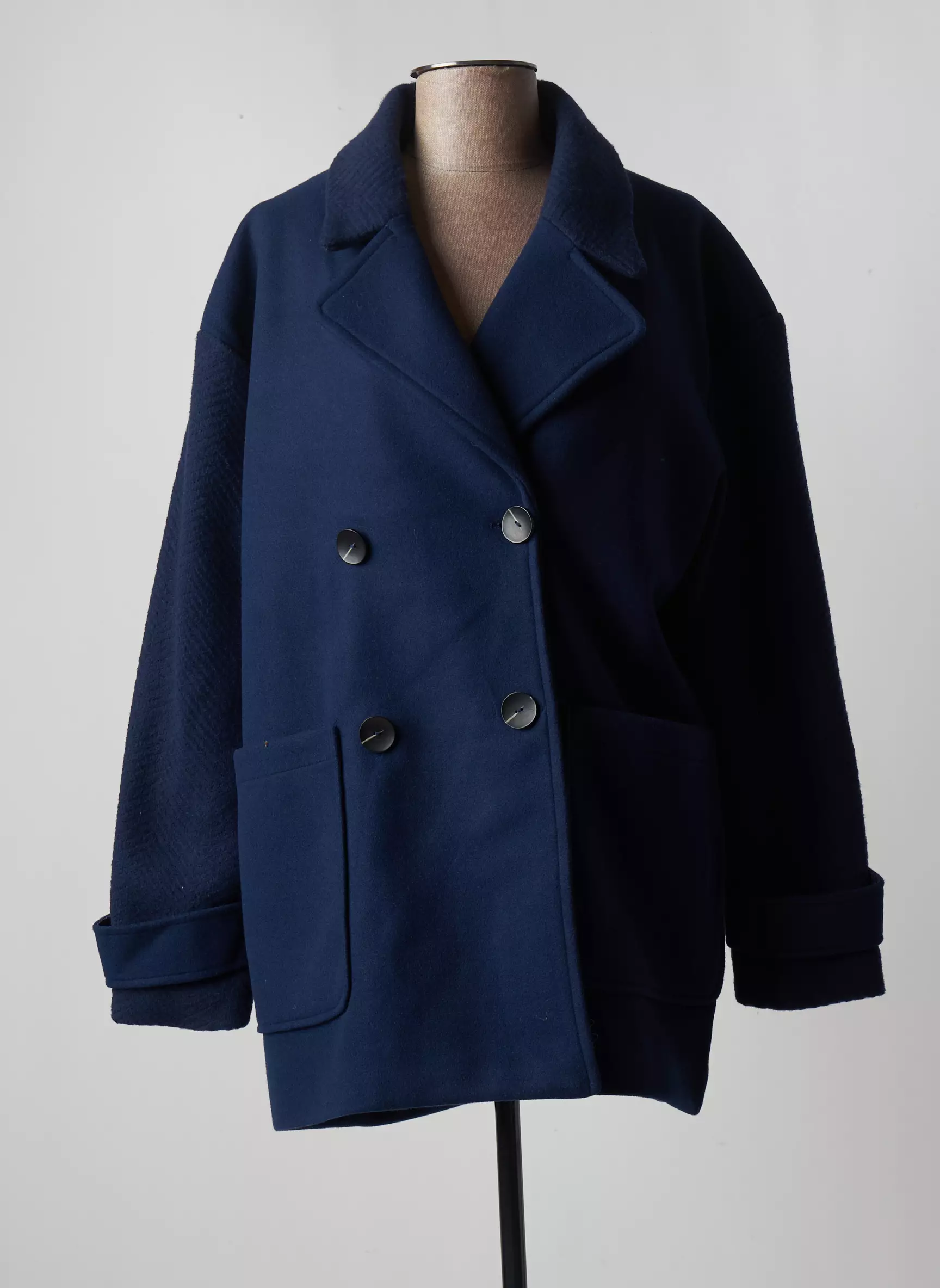 Only Manteaux Longs Femme couleur bleu