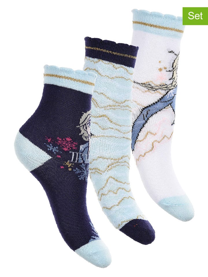 Disney Frozen 3er-Set: Socken 