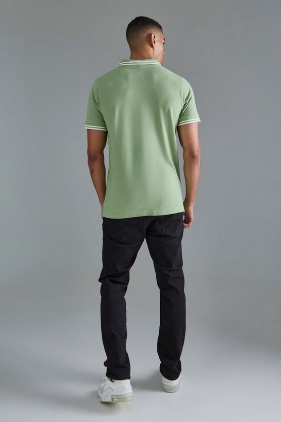 Slim-Fit Man Signature Pique Poloshirt