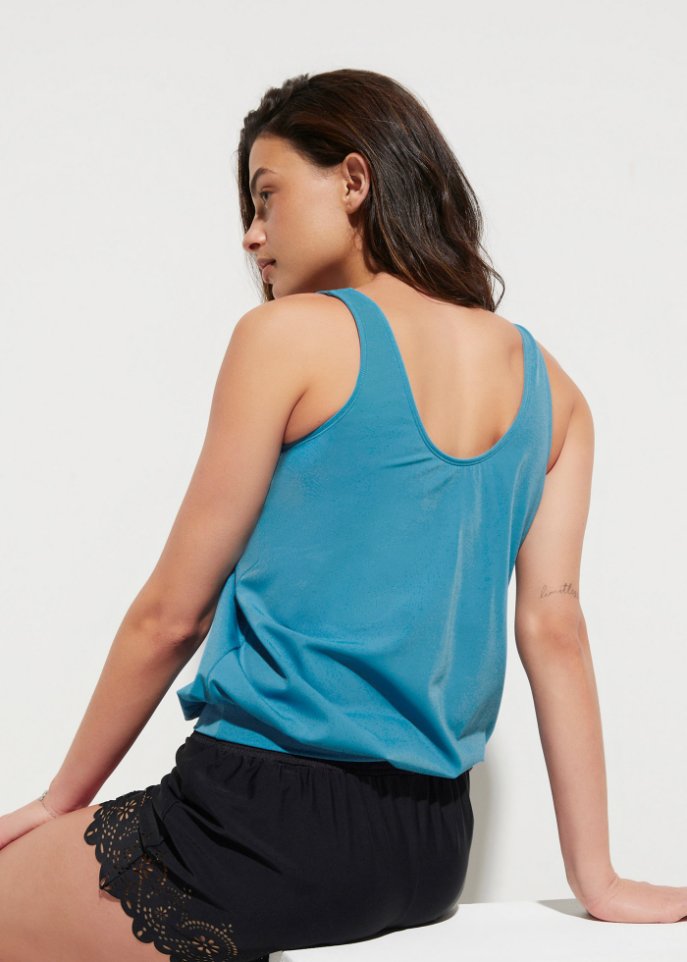 Tankini Oberteil aus recyceltem Polyamid