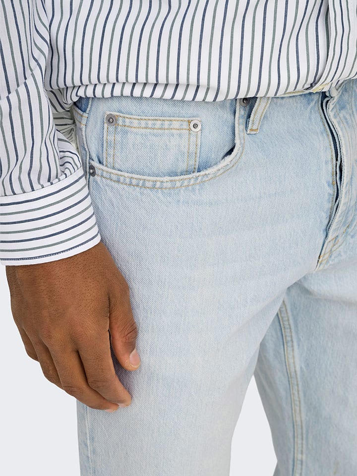 ONLY & SONS Jeans - Regular fit -  in Hellblau günstig kaufen