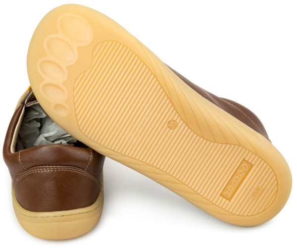 ZeaZoo ~ Husky LowCut Schnürschuh vegan ~ Braun