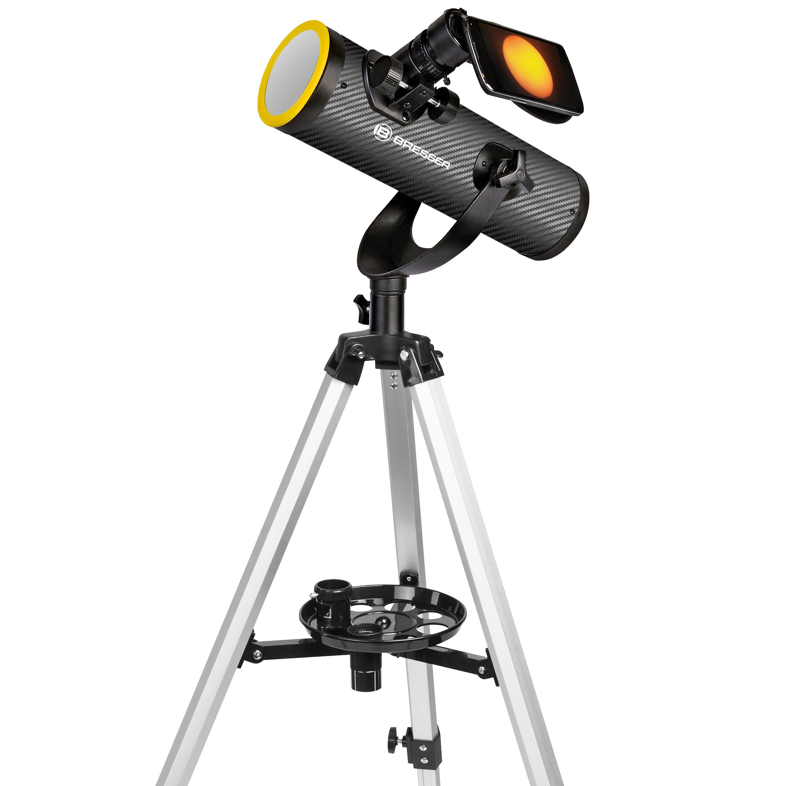 BRESSER Teleskop Solarix 76/350 mit Sonnenfilter