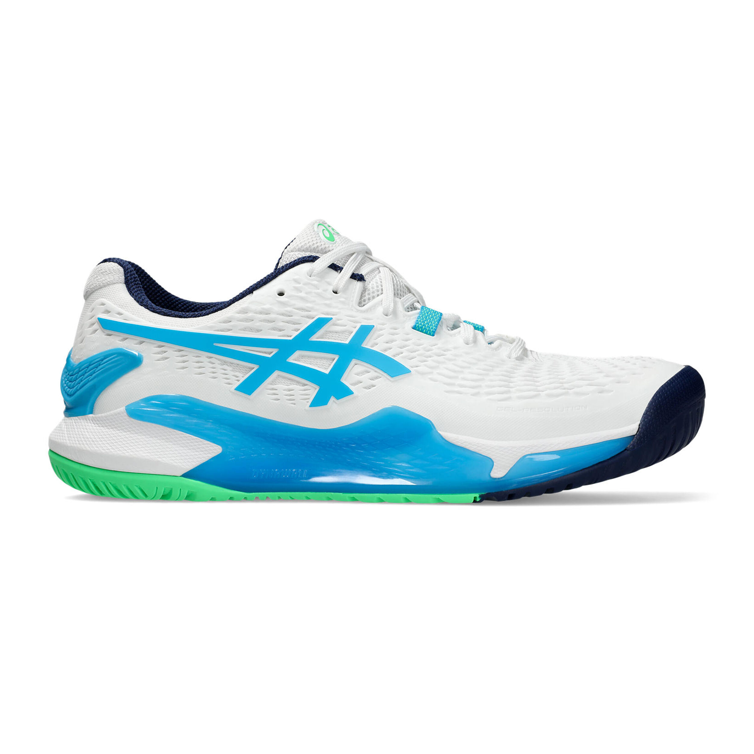 Gel-Resolution 9 Allcourtschuh Herren - Blau, Weiß