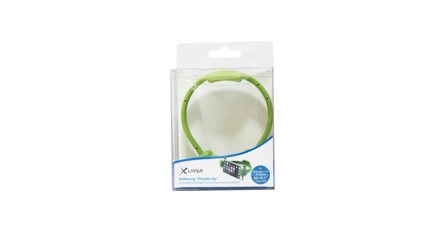 Xlayer Halterung Colour Line Thumbs Up Halterung Green