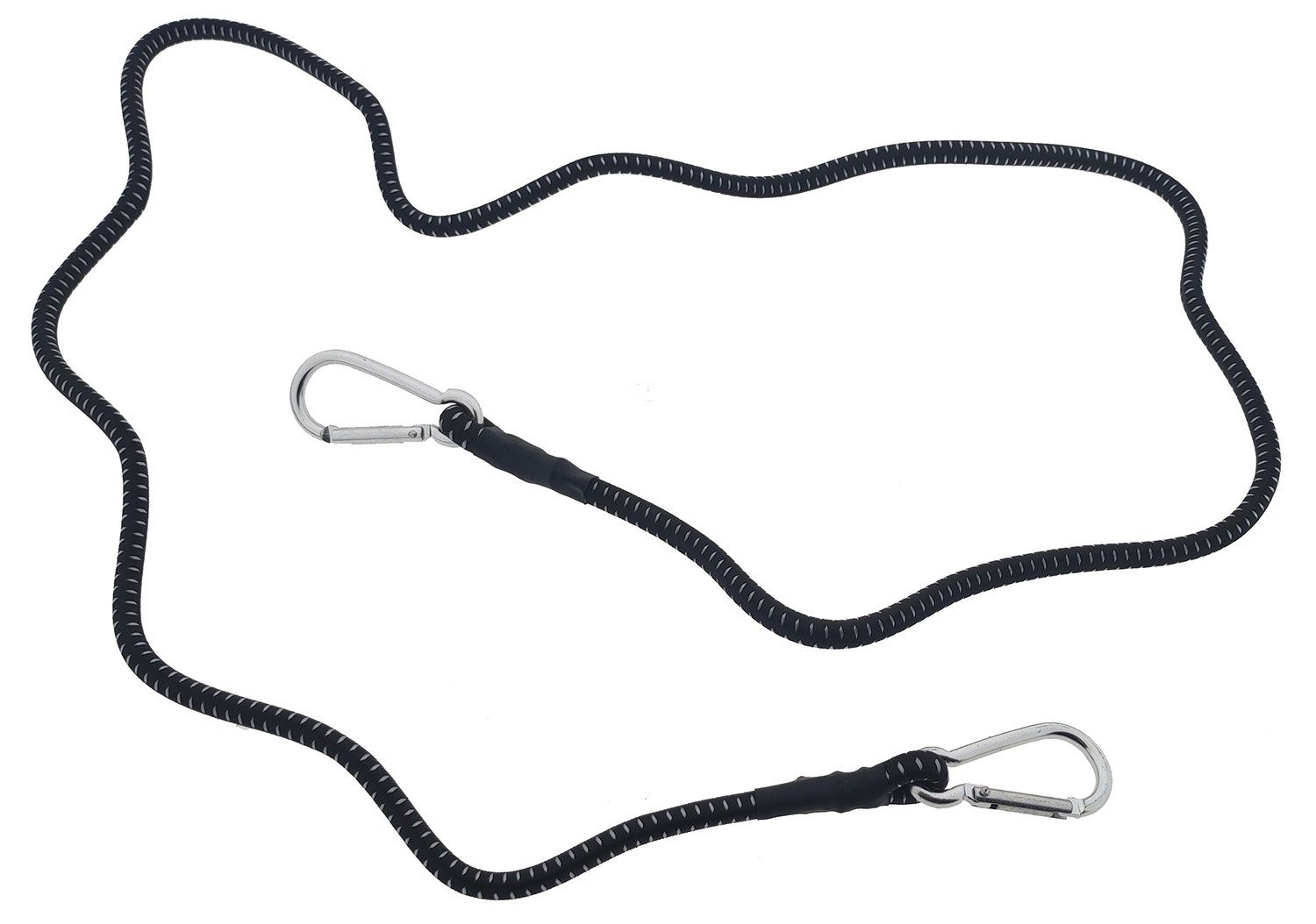 HundB Fixierpflaster Gepäckspanner 1,5 m x 8 mm, mit Karabinerhaken Gepäckspanner Planenspa