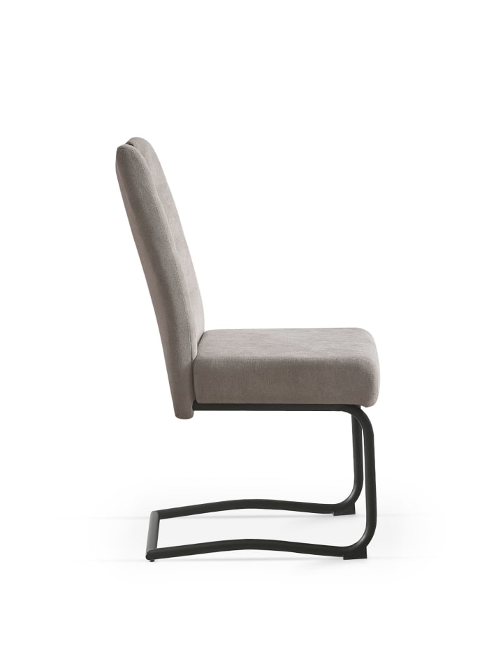 B&D Home 2er-Set: Esszimmerstuhl SOFIA in Grau - (B)48 x (H)96 x (T)60 cm günstig kaufen onesize