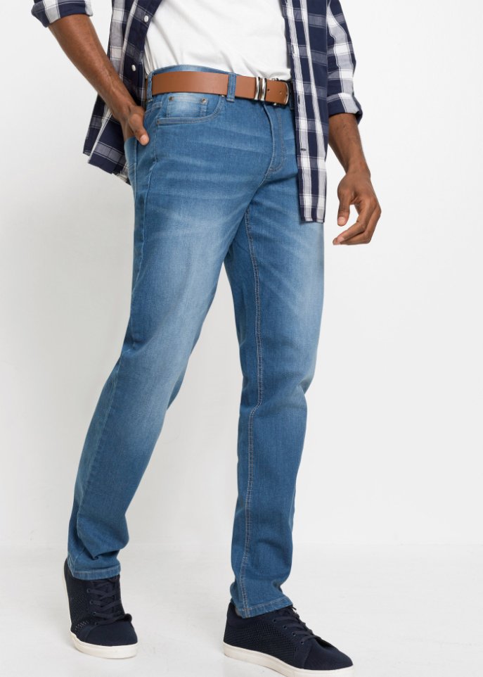 Regular Fit Stretch-Jeans, Straight