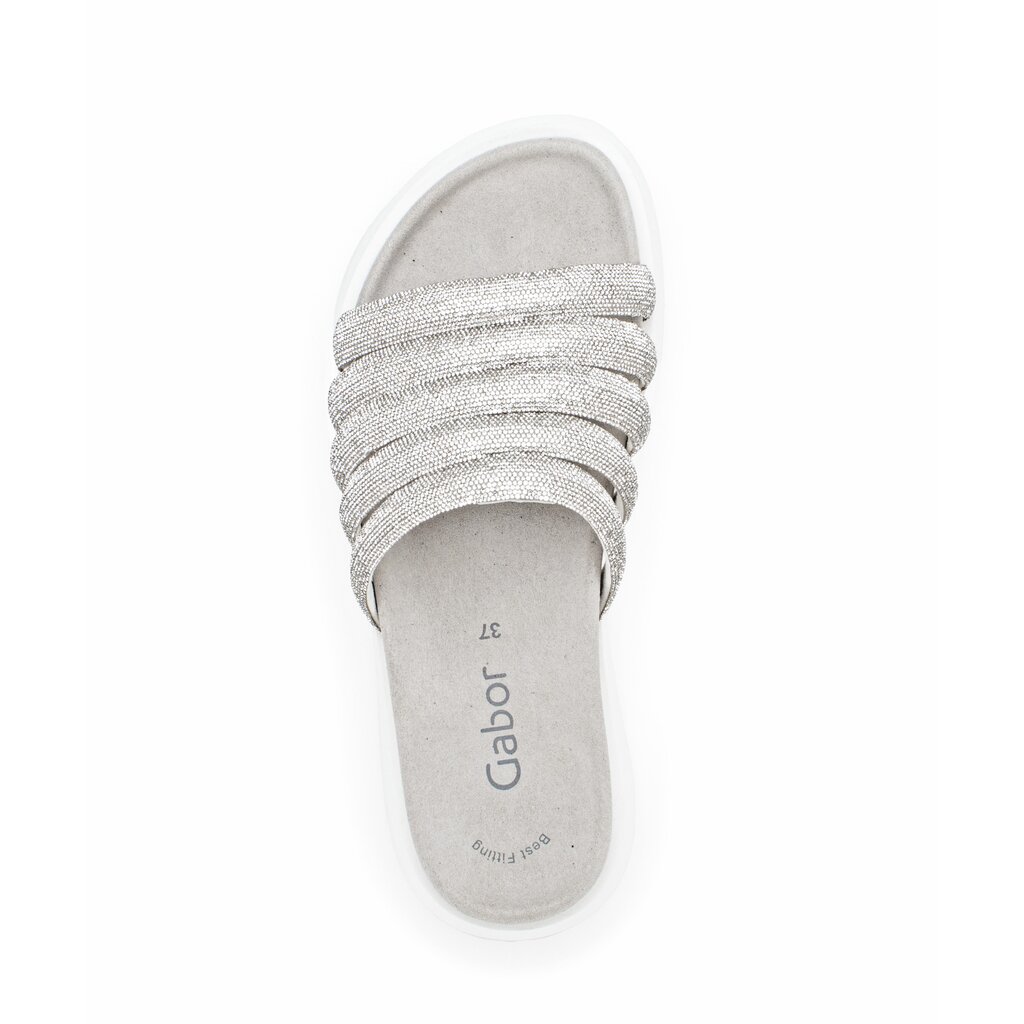 Gabor fashion Pantolette silber