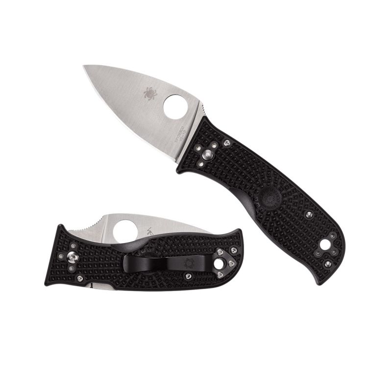Spyderco Lil' Temperance 3 Frn Black Plain C69PBK3