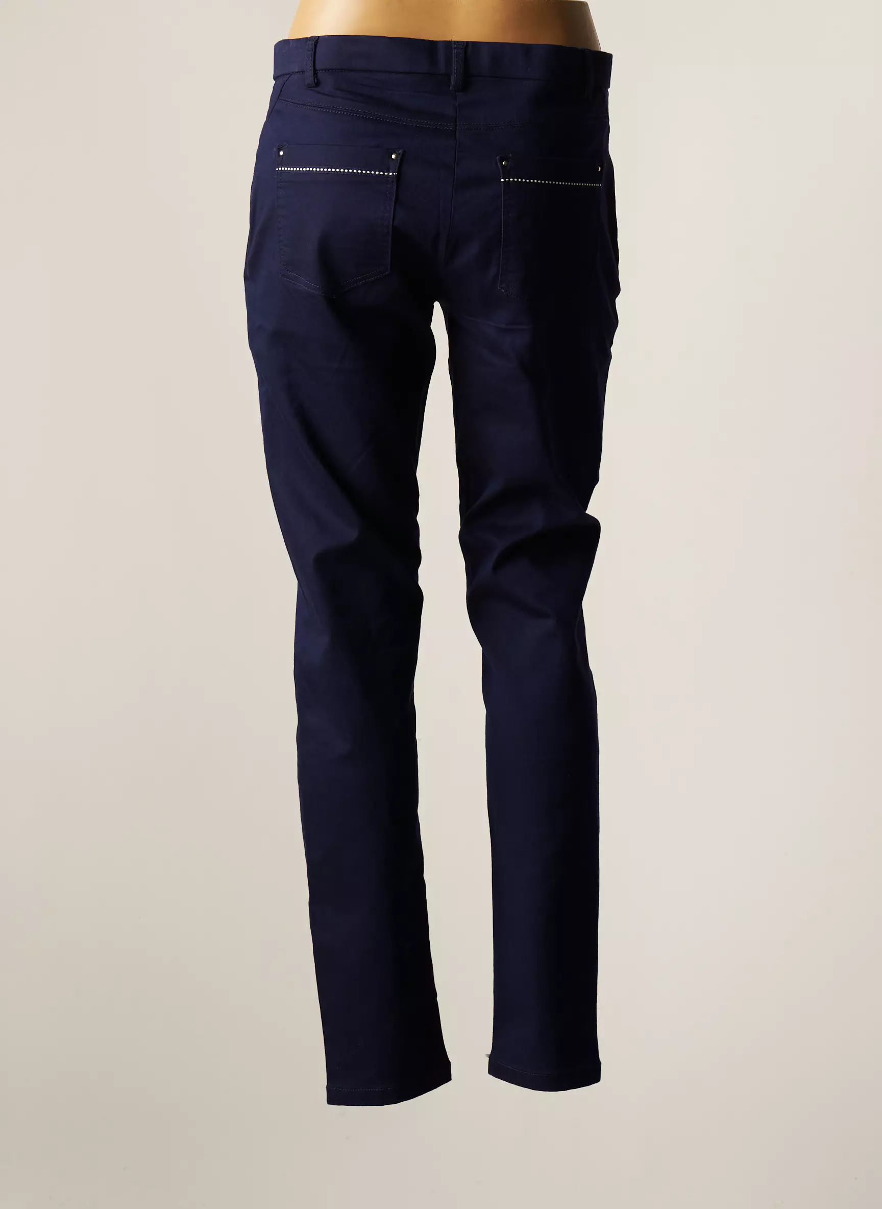 Christine Laure Pantalons Slim Femme couleur bleu