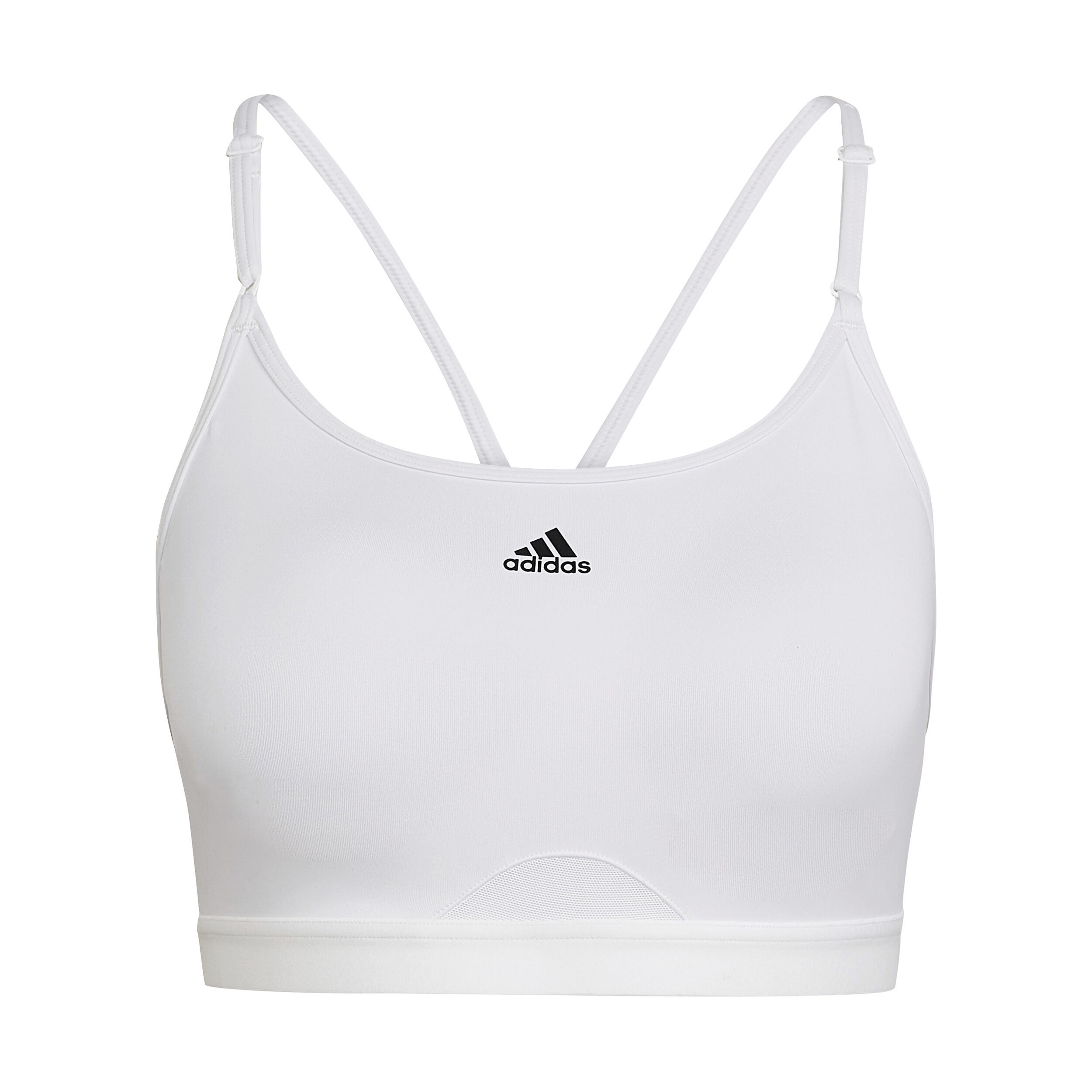Aeroreact Low-Support Padded Sport-BH Damen - Weiß
