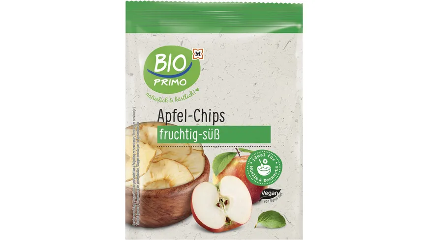 BIO PRIMO Bio Chips Apfel Fruchtig & Süß 70 g