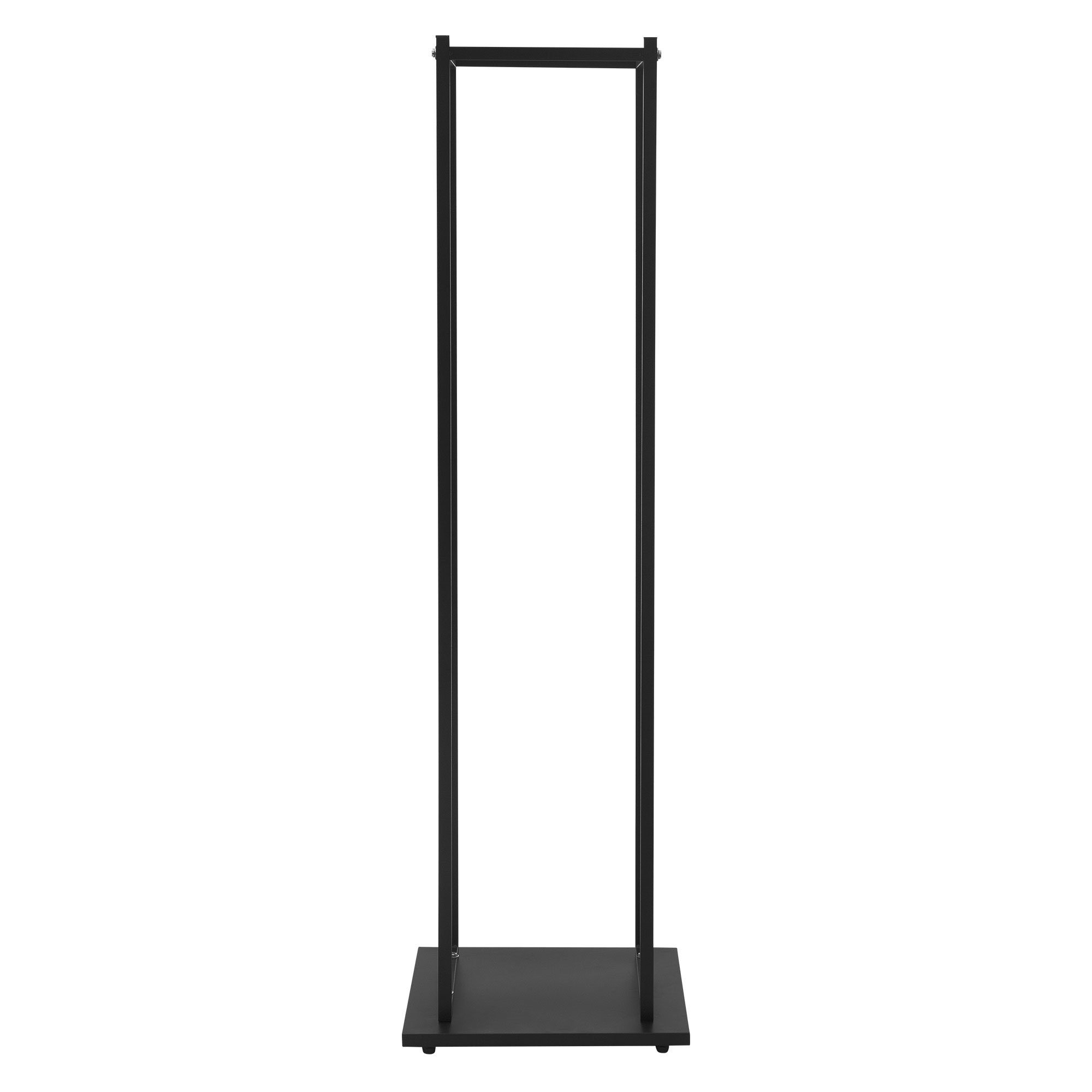 ML-DESIGN Kaminholzregal Brennholzregal Holzaufbewahrung Kaminholzständer Kaminholzhalter, BxTxH:33x33x115 cm, Schwarz 33x115x33cm rechteckig Metall Innen/Außen