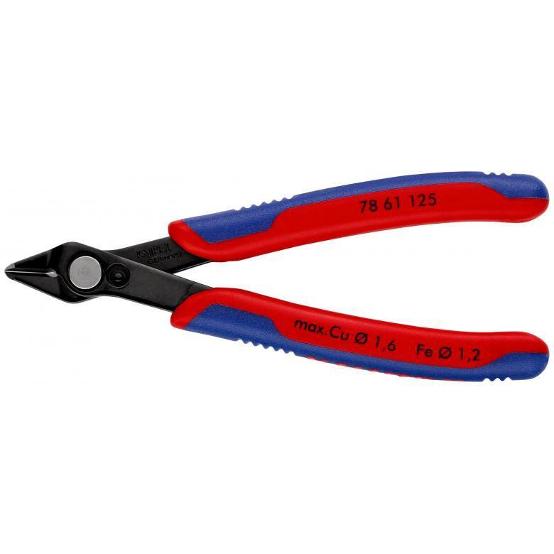 Knipex 34 22 130 ESD Präzisions-Elektronik-Greifzange Schwarz, Grau