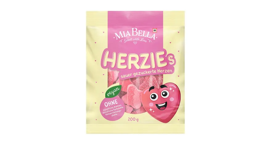 MIA BELLA Fruchtgummi Herzies 200 g