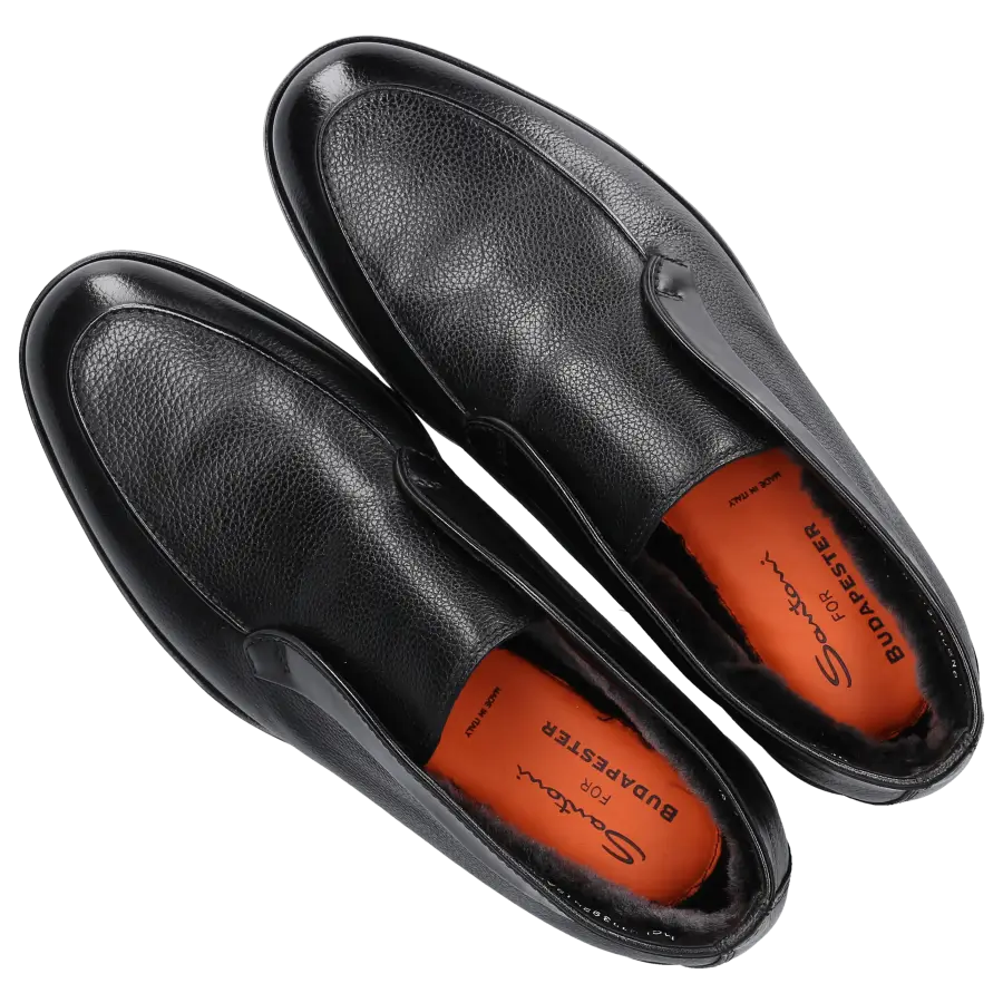 Santoni - Stiefeletten 18392 Kalbsleder - schwarz