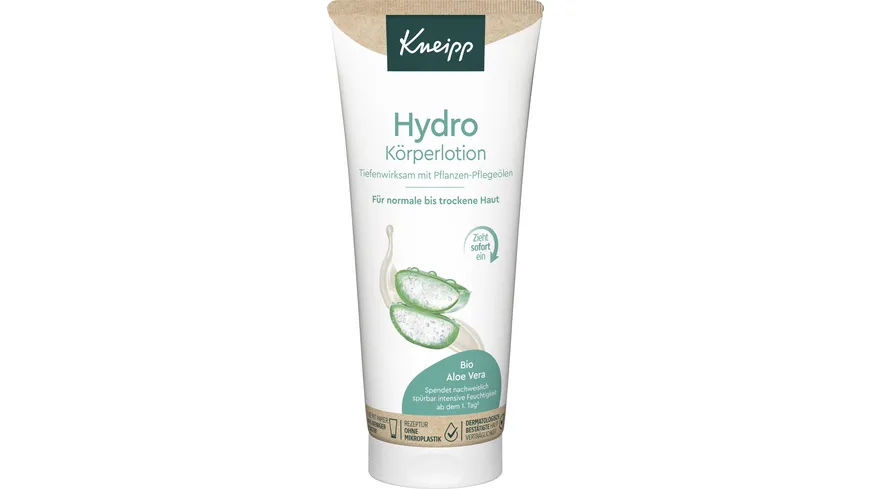 Kneipp Hydro Körperlotion Bio Aloe Vera 200 ml