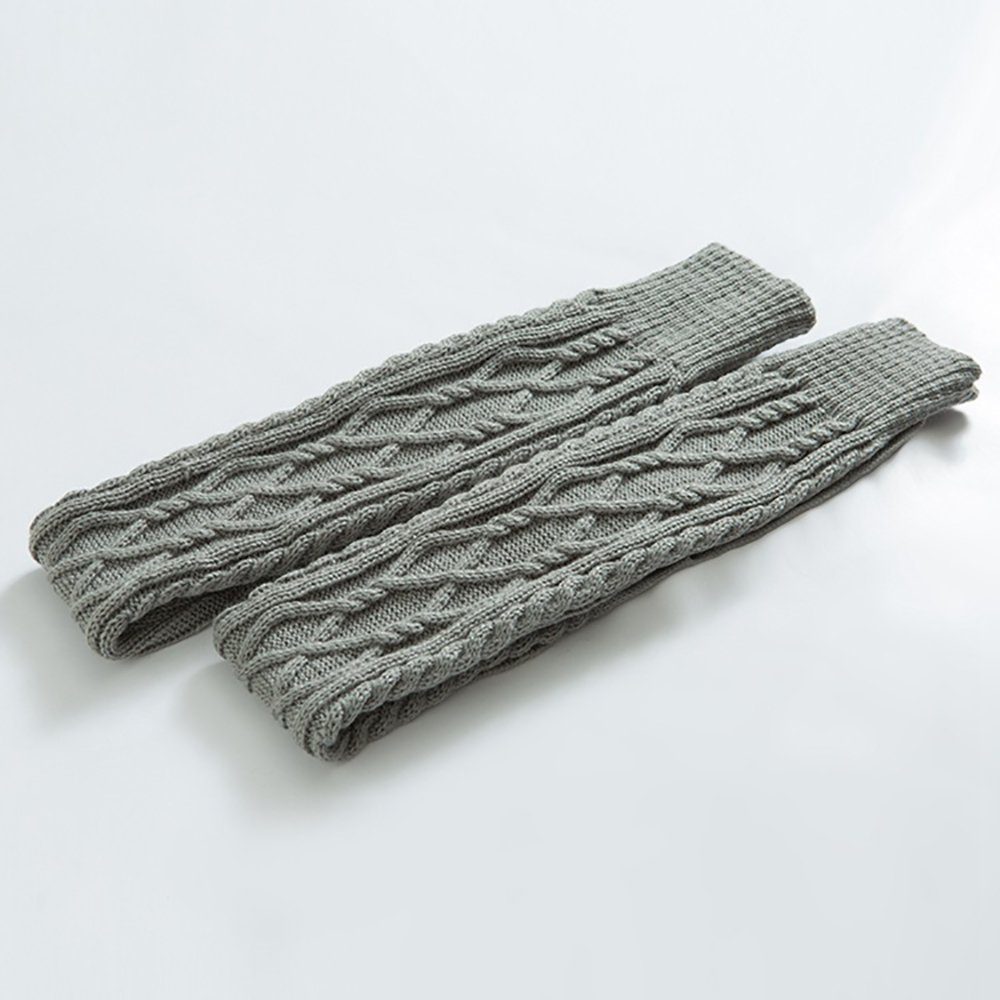Geistesblitz Beinstulpen Kniestrümpfe Damen (Stiefelstrümpfe Legwarmers für Damen Beinstulpen 1 Paar, 1-St., Beinwärmer für Damen Gestrickt) Overknee Winter Strick Strümpfe