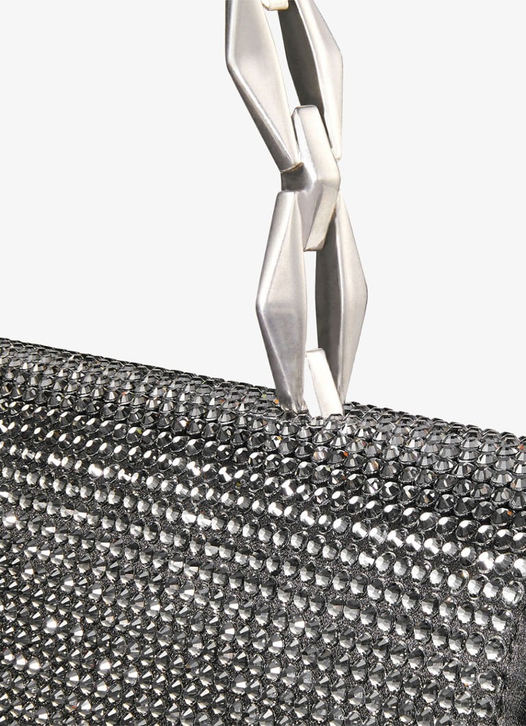Borsa Jimmy Choo Diamond con dettagli in pelle di vitello