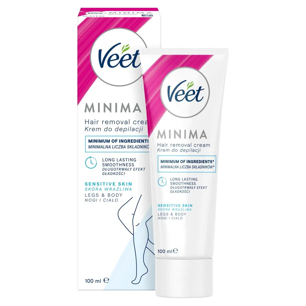 Veet крема за уклањање длачица са бадемовим уљем (5 минута) за осетљиву кожу
