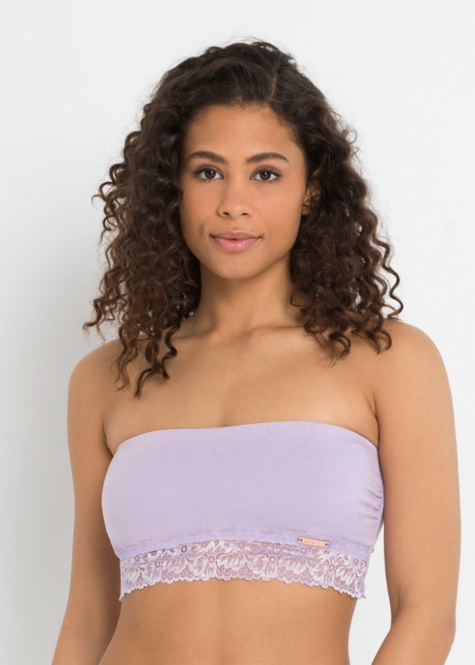 Feel Comfort Bandeau BH mit Bio-Baumwolle (2er Pack)