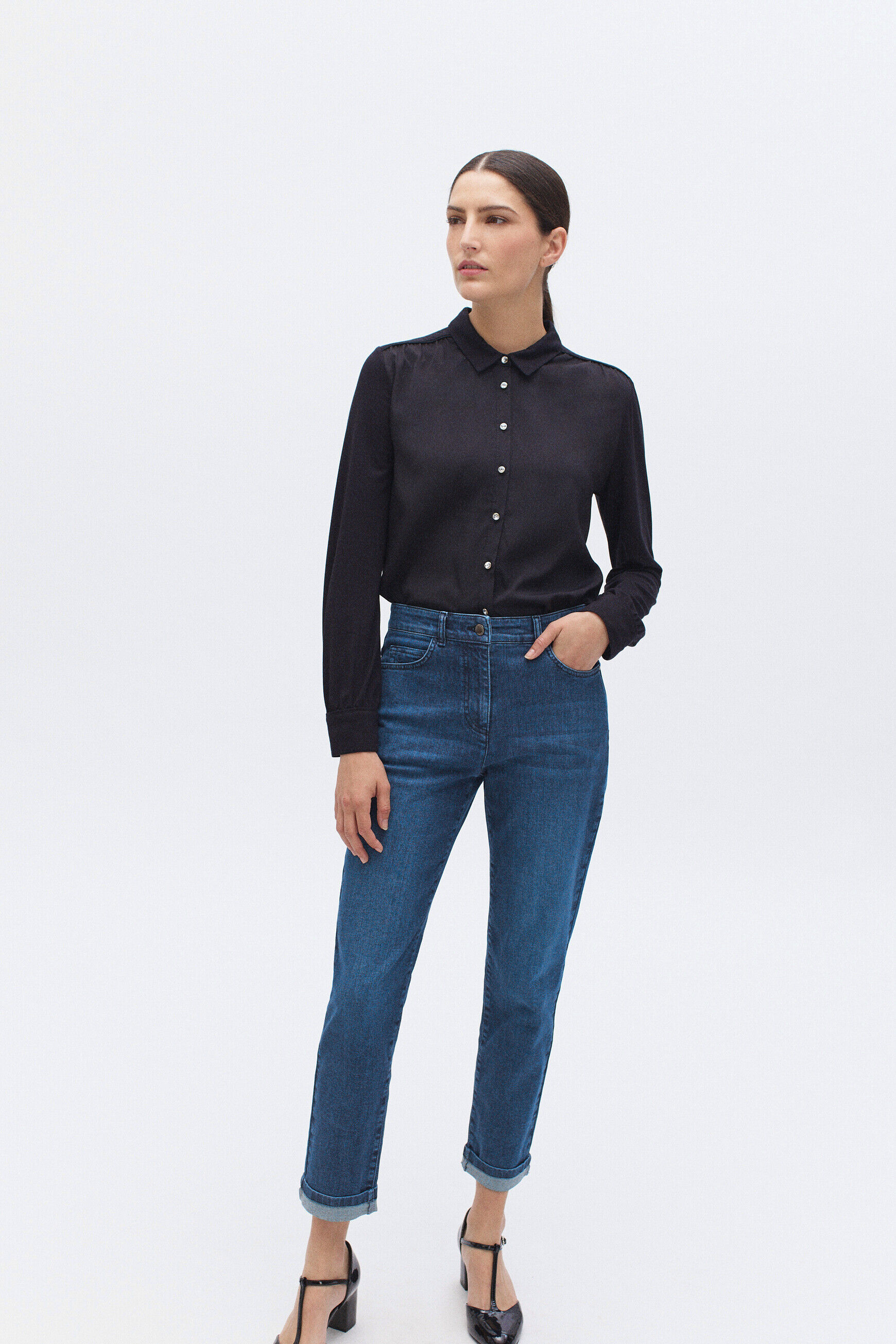 pantalon cole denim stone femme