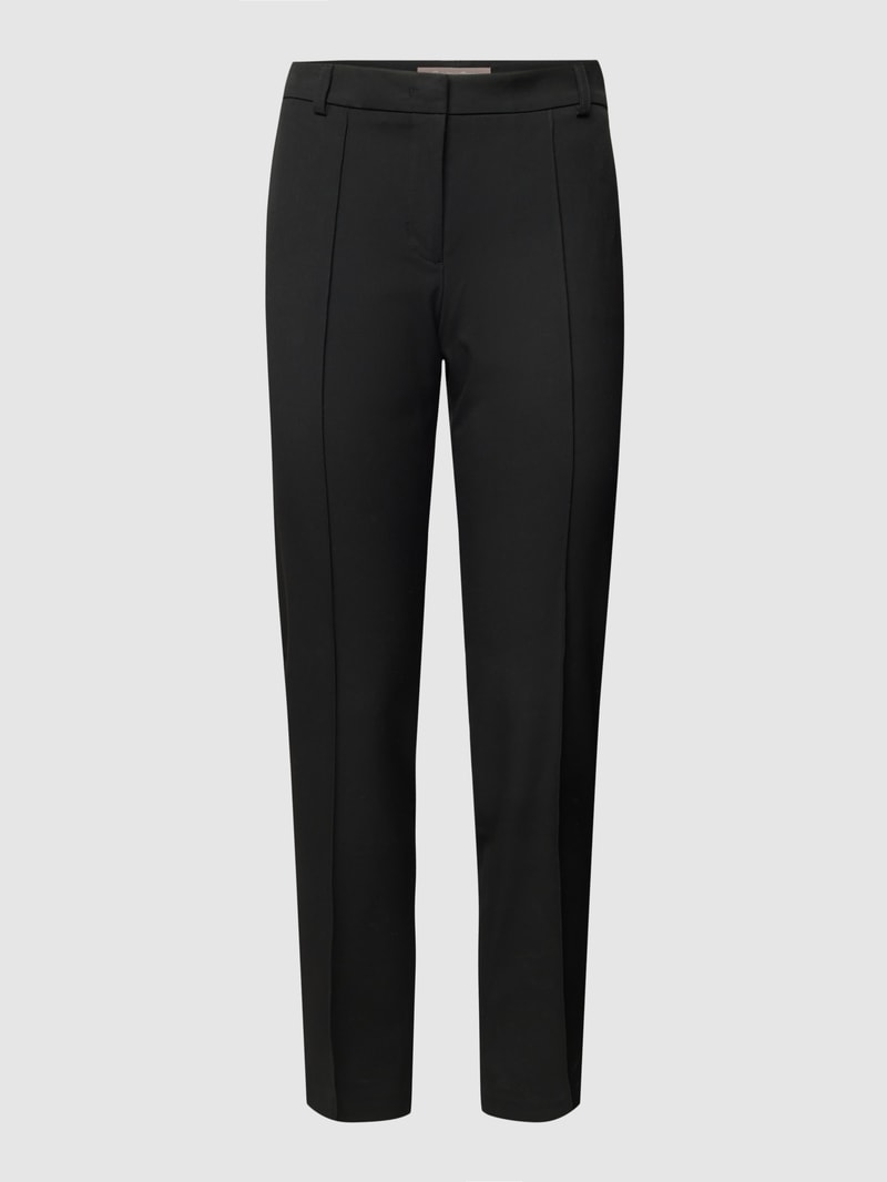 Hose mit Paspelierungen in schwarz