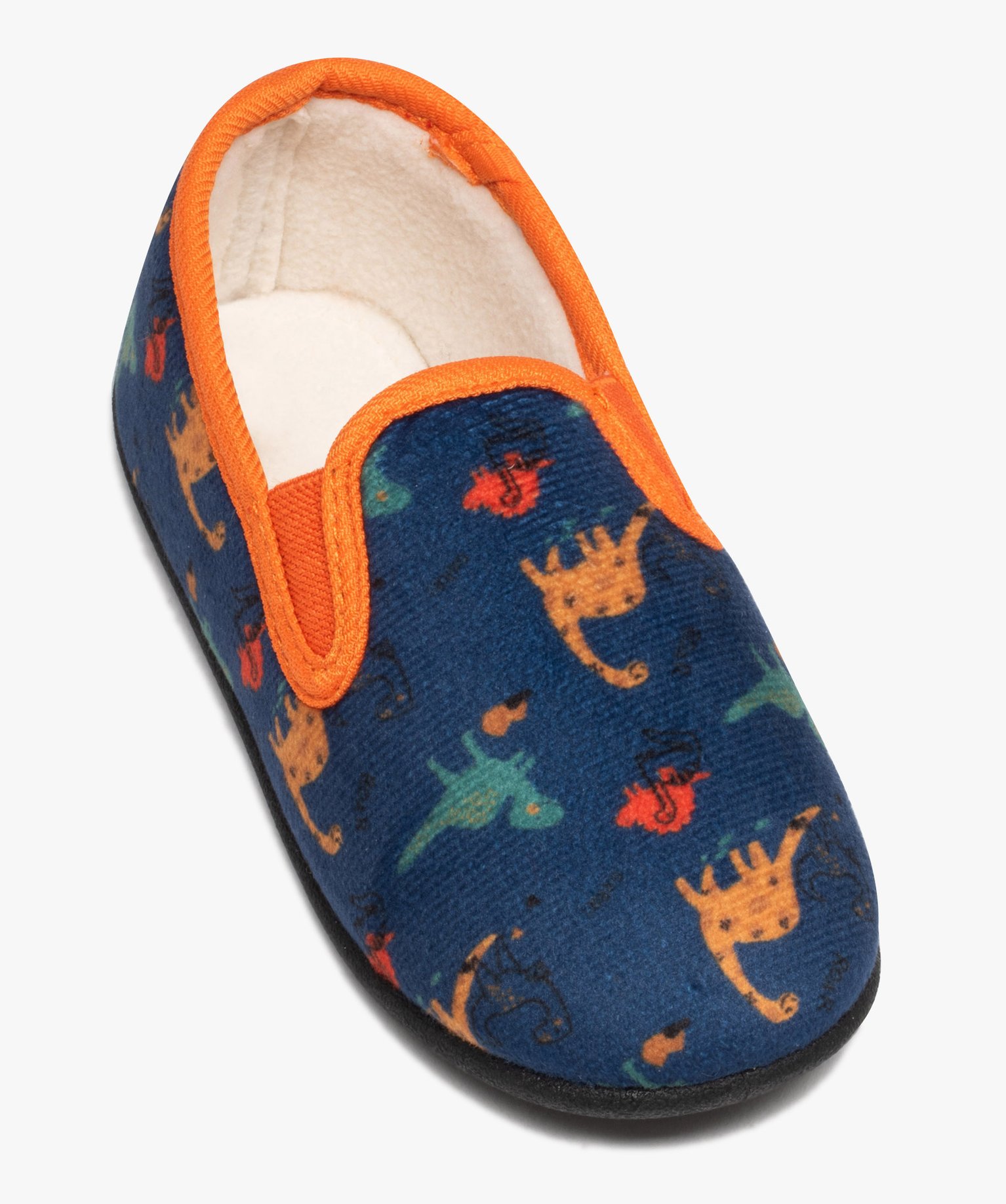Chaussons Garçon à motifs dinosaures bleu | GEMO