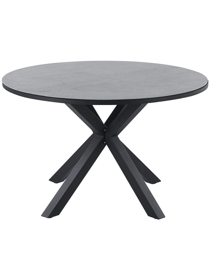 Beliani 5-tlg Gartentisch Set MALETTO/GROSSETO in Grau/Schwarz/Silber günstig kaufen onesize