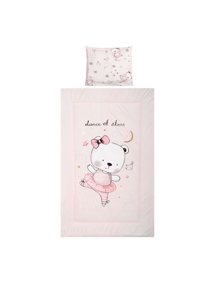 Lorelli Kinderbettwäsche 3-teilig in rosa günstig kaufen onesize