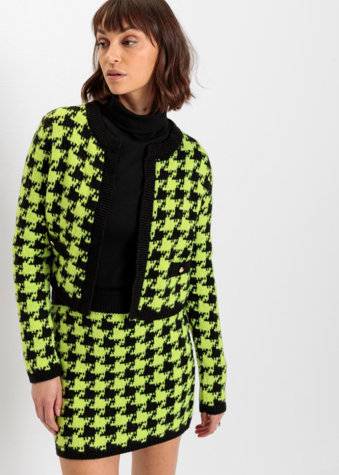 Strickjacke aus Jacquard