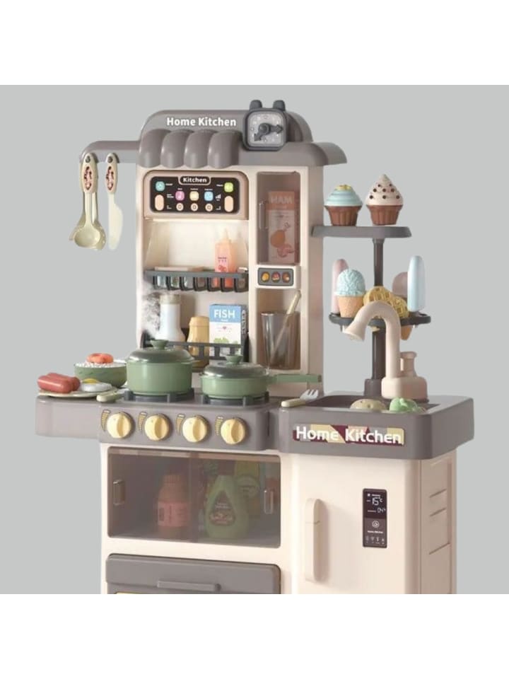 Coemo Kinderküche Jasmin Spielküche mit viel Zubehör - ab 3 Jahren in Grau günstig kaufen onesize