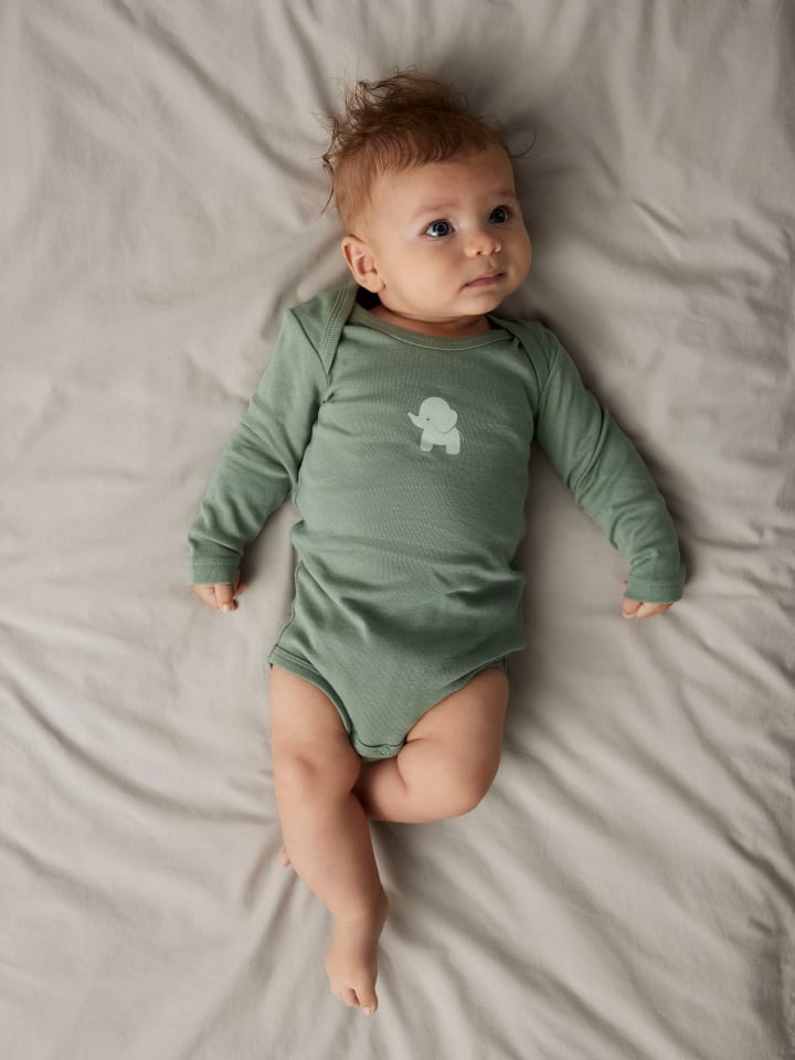name it 3er Pack Langarmbodys NBMBODY ELEPHANT in sea foam günstig kaufen
