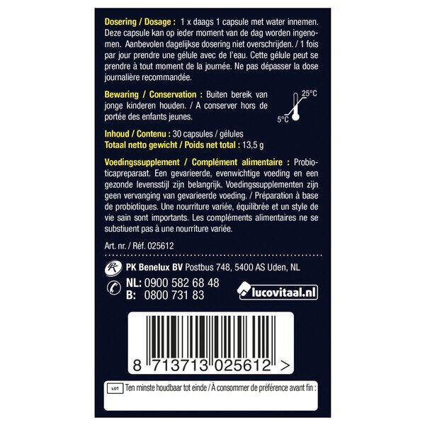 Lucovitaal Pre & Pro Biotica kapszulák 30 darab