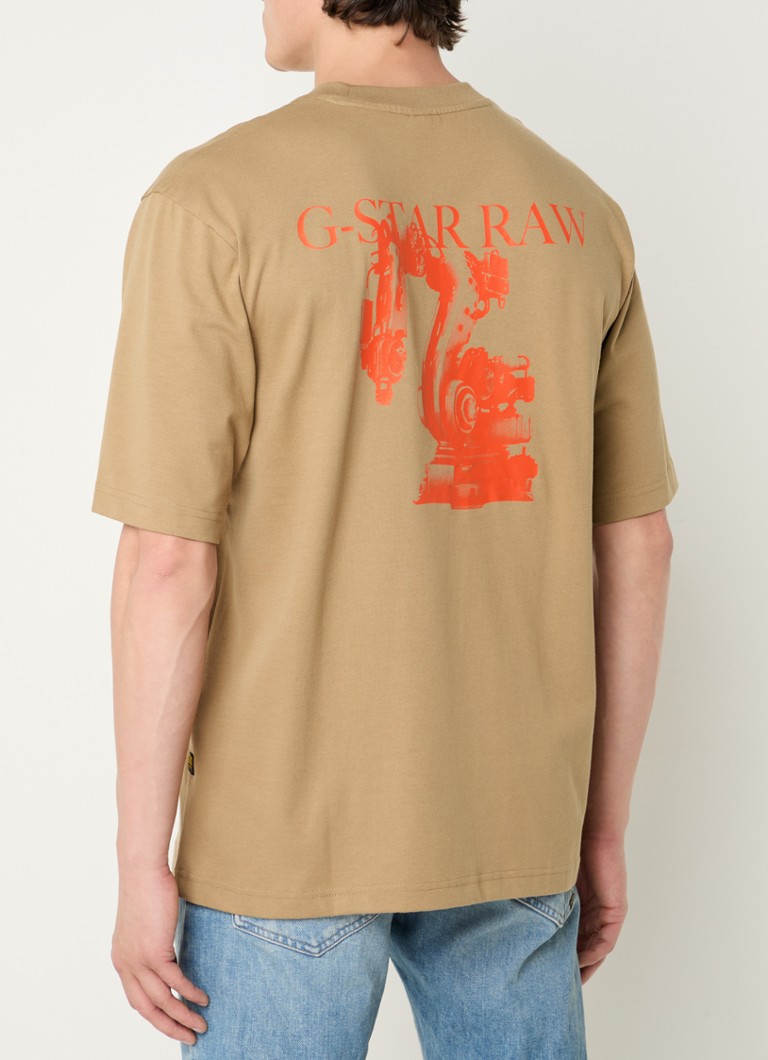 G-Star RAW Industry T-shirt made of organic cotton with logo and back print