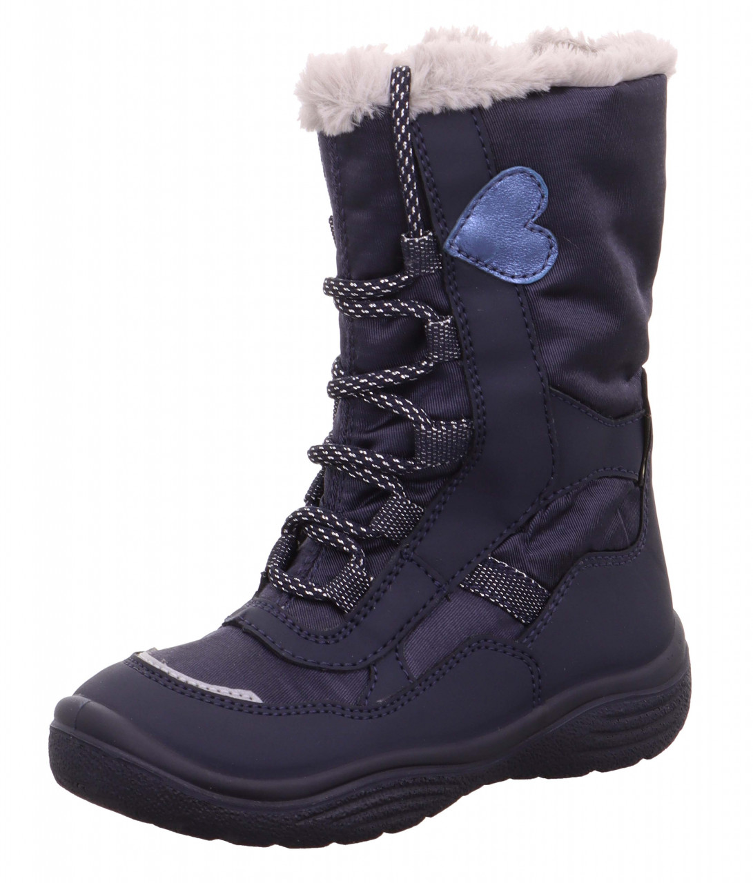 CRYSTAL - BlauStiefel mit Reißverschluss