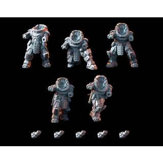 Bushi Prime Recon Gunners Bodies (5)