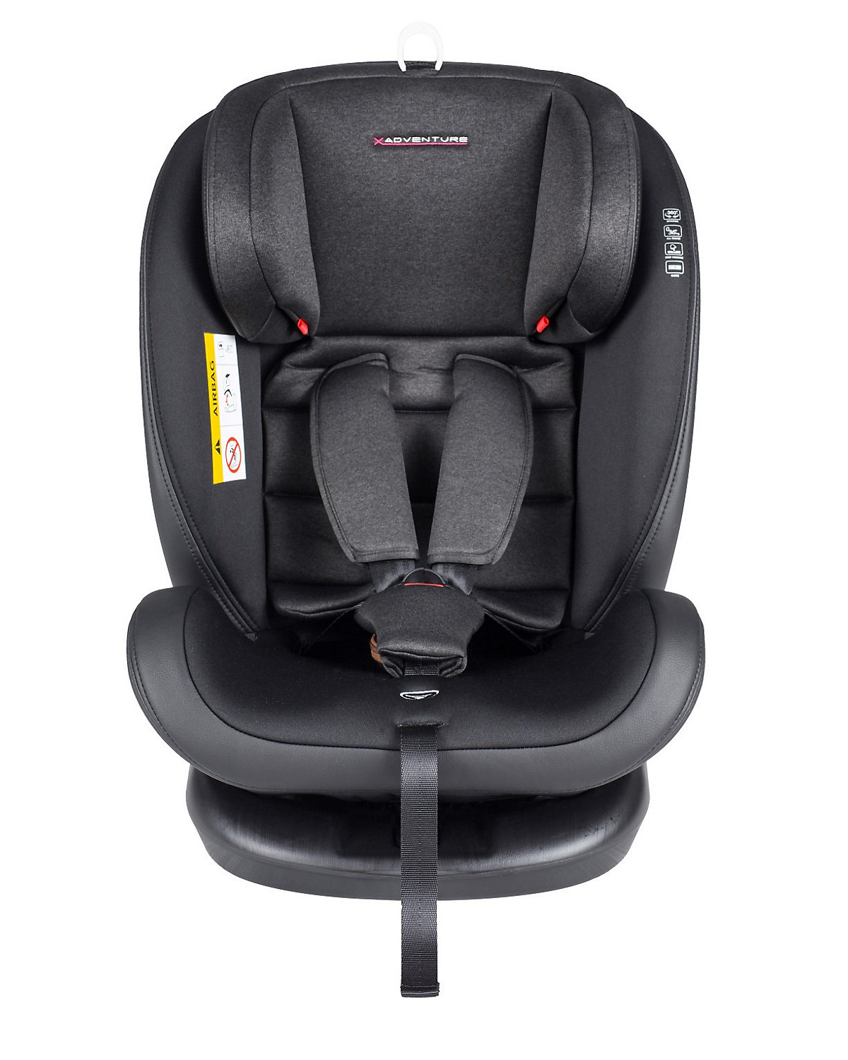 Kindersitz X-Adventure Quickfix Kindersitz Baby Autositz Kinderautositz Autokindersitz  IsoFix 360 Grad drehbar 0 bis 12 Jahre (0-36 kg)  Gruppe 1 + 2 + 3