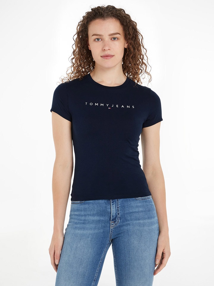 TOMMY JEANS Shirt in Dunkelblau günstig kaufen