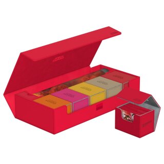 Ultimate Guard Superhive 550+ XenoSkin Monocolor Rot