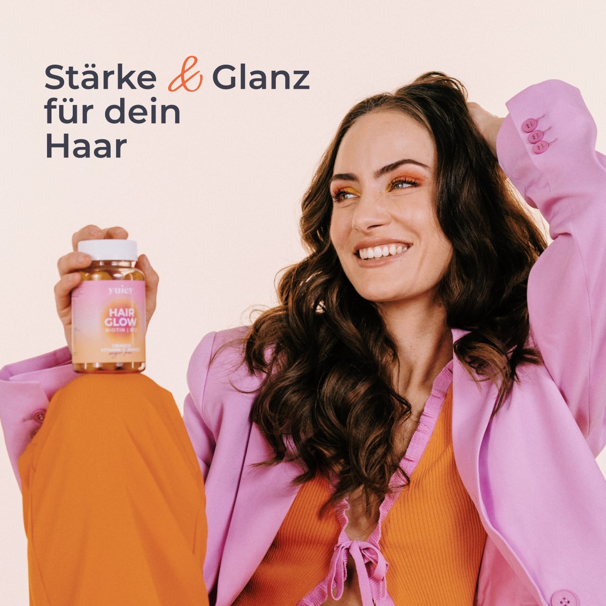 Hair Glow Vitamin Gummies - zuckerfrei