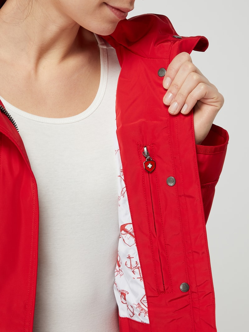 Funktionsjacke mit Label-Applikation Modell 'TOUJOURS 382' in rot