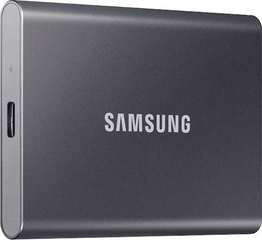 Samsung Portable SSD T7 externe SSD (1 TB) 1050 MB/S Lesegeschwindigkeit, 1000 MB/S Schreibgeschwindigkeit