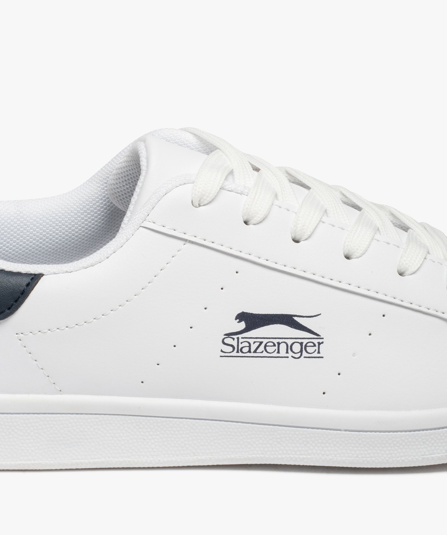 Baskets Garçon unies à lacets - Slazenger Miram blanc | GEMO