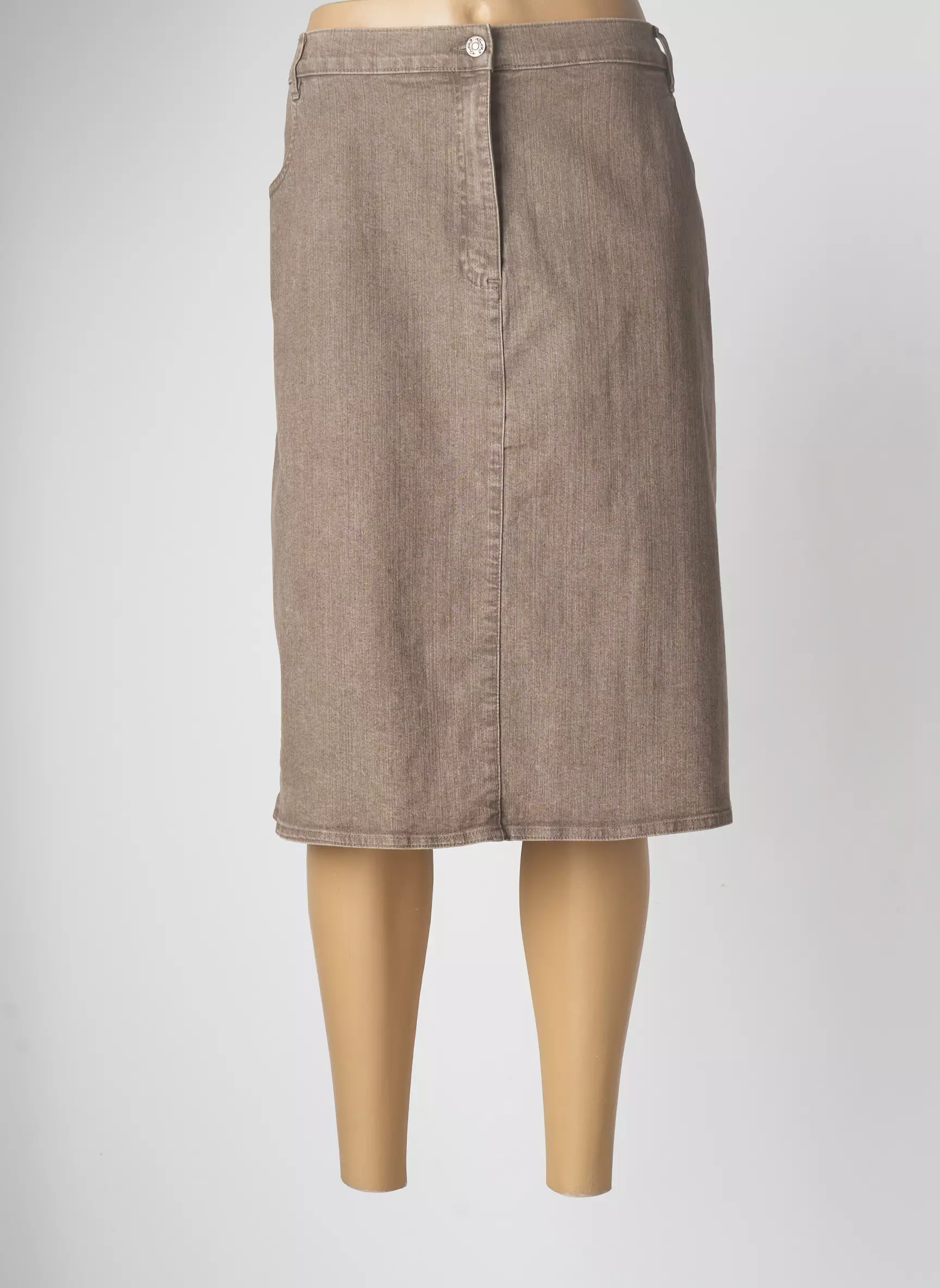 Karting Jupes Mi Longues Femme couleur beige